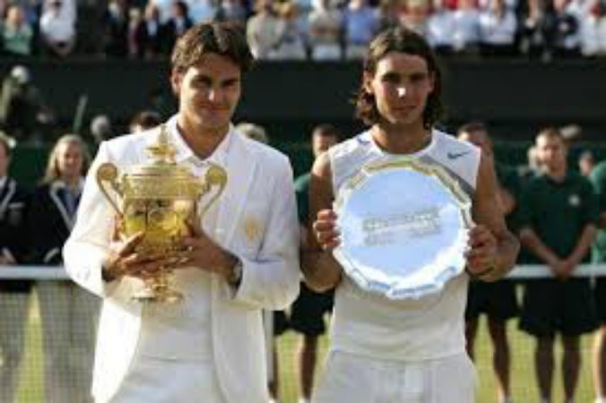 Inspiredlovers AddText_07-25-04.45.04 The battle of rivary between Roger Federer and Rafael Nadal Sports Tennis  