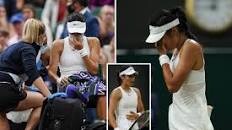 Inspiredlovers images-31 Heartbroken moment at Wimbledon as Raducanu force to retired due to.... Sports Tennis  