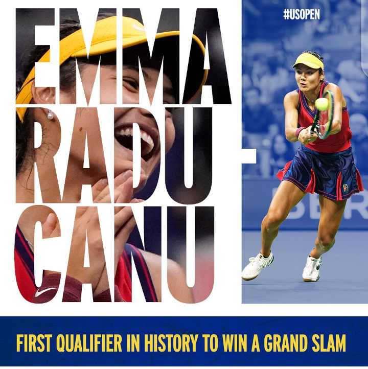 Inspiredlovers Screenshot_20210911-234604 Emma Raducanu: The first qualify in history to win Grand-Slam Sports Tennis  