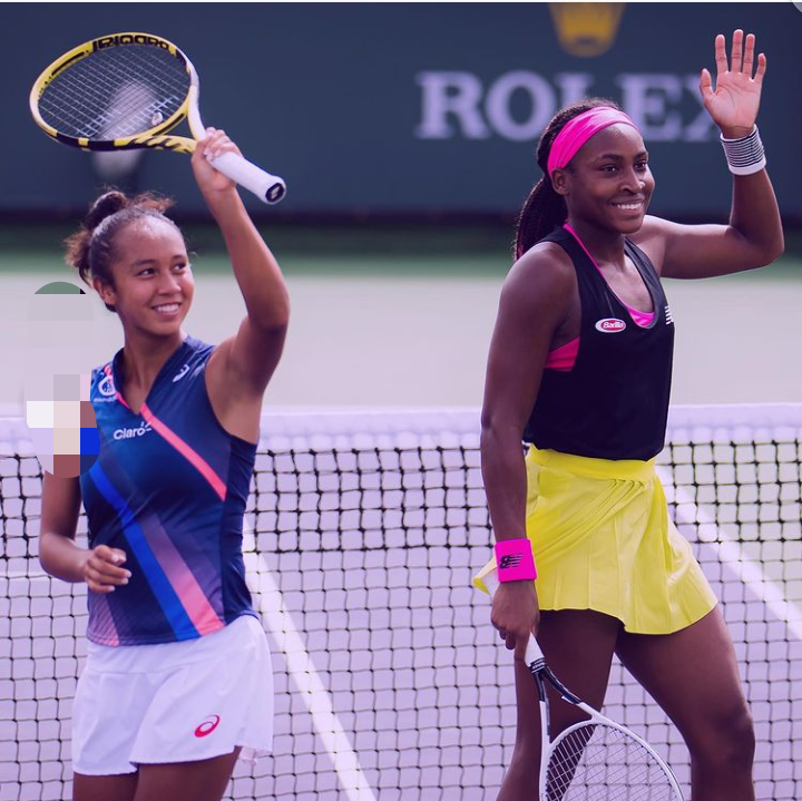 Inspiredlovers Screenshot_20211008-005845 Coco Gauff teams up with Leylah Fernandez to play doubles at Indian Wells 2021 Sports Tennis  