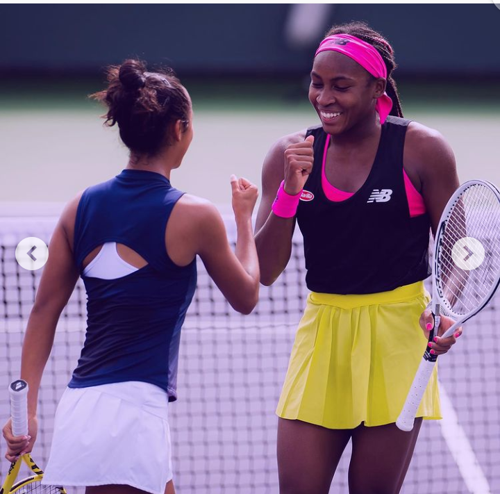 Inspiredlovers Screenshot_20211008-010626 Coco Gauff teams up with Leylah Fernandez to play doubles at Indian Wells 2021 Sports Tennis  
