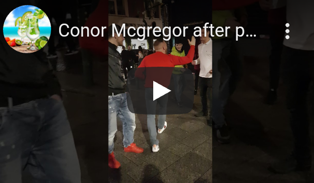 Inspiredlovers Screenshot_20220102-132557 Here’s a video of an intoxicated McGregor, captured on camera, causing mayhem on the streets of Dublin Boxing Sports  SBG Irish fighter Ian Coughlan fighter Dublin Conor McGregor Coach John 