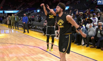 Inspiredlovers Screenshot_20220104-053114-400x240 Klay Thompson warms up with Stephen Curry and tells fan his returning day on the court as they cheered loudly NBA Sports  Steve Kerr Stephen Curry NBA Klay Thompson return date Golden State Warriors 