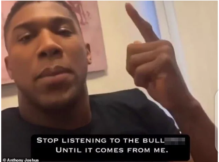 Inspiredlovers Screenshot_20220124-224858 Fuming Anthony Joshua fires back at claims he will step aside for Tyson Fury to... Boxing Sports  Tyson Fury Oleksandr Usyk Anthony Joshua 