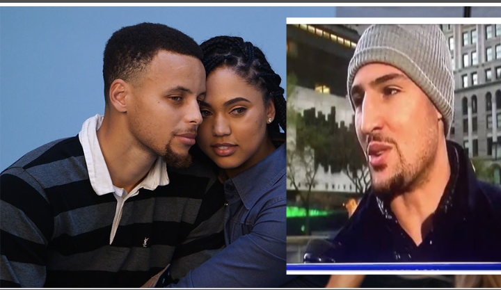Inspiredlovers Screenshot_20220214-033347 Klay Thompson Reportedly Mocks Stephen Curry Wife Ayesha Curry for..... NBA Sports  Warriors Stephen Curry and Ayesha Curry Marriage Klay Thompson Canon presents Klay Thompson with game ball 
