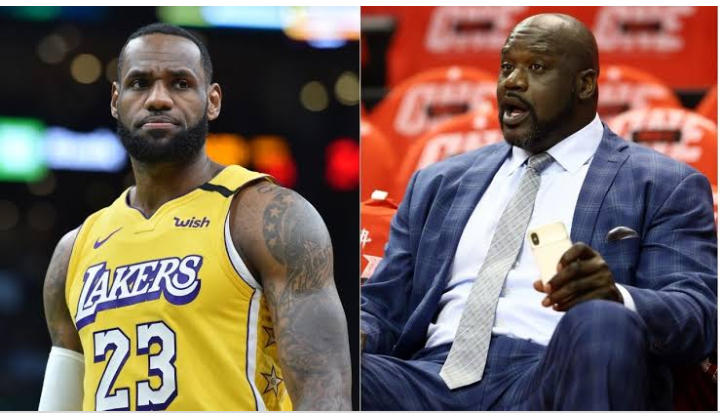 Inspiredlovers Screenshot_20220302-031016 "Lakers Fiasco" Shaq had a pretty stark warning to the Lakers to not allow LeBron James to....  NBA Sports  Shaquille O’Neal NBA Lebron James Lakers Laker's Trade 