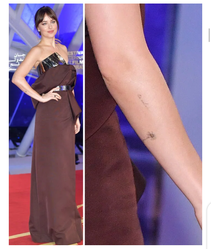 Inspiredlovers Screenshot_20220308-093517 11 daring tattoo on different part of Dakota Johnson's body Celebrities Gist Sports  Dakota Johnson Celebrities Gist 