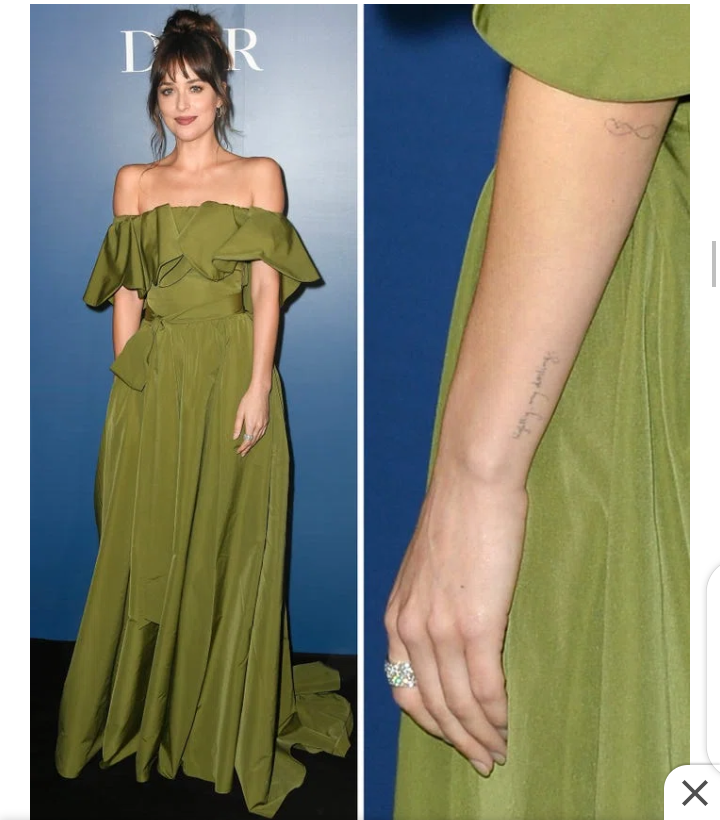 Inspiredlovers Screenshot_20220308-094438 11 daring tattoo on different part of Dakota Johnson's body Celebrities Gist Sports  Dakota Johnson Celebrities Gist 