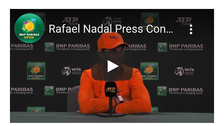 Inspiredlovers Screenshot_20220313-114216 Rafael Nadal Reveals Why He Never Loses His Cool On-Court Sports Tennis  World Tennis Tennis World Tennis player Tennis Rafael Nadal Indian Wells ATP 