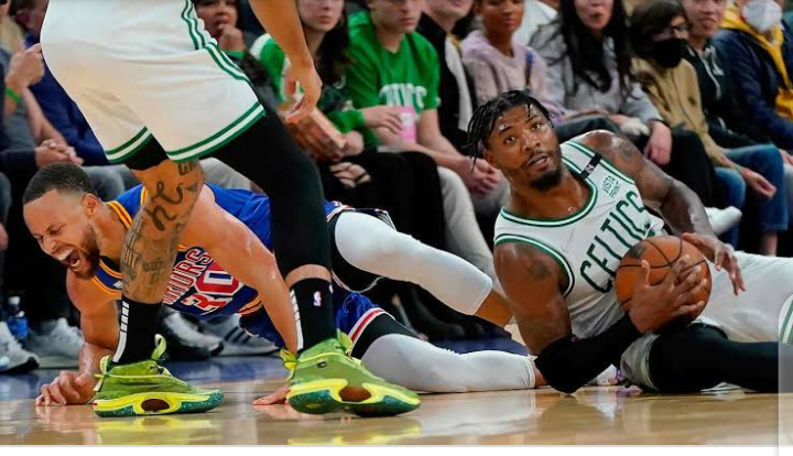 Inspiredlovers Screenshot_20220319-043215 ESPN's Sports Veteran Analyzed if truly Marcus Smart's play vs. Dubs was dirty in Celtics' win and concluded that.... NBA Sports  Warriors Stephen A. Smith Steph Curry Marcus Smart Boston Celtics 