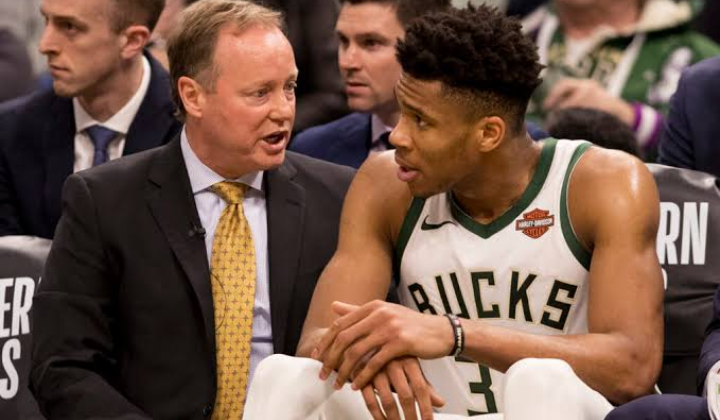 Inspiredlovers Screenshot_20220424-123404 Milwaukee Bucks head coach Mike Budenholzer Reminded of Antetokounmpo’s comment before his... NBA Sports  NBA Mike Budenholzer Giannis Antetokounmpo of the Milwaukee Bucks 
