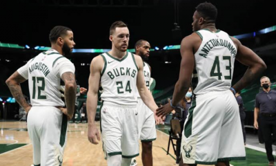 Inspiredlovers Screenshot_20220429-094915-400x240 Sad News For Bucks Fans as Star Set to miss Celtics series with Grade 2 MCL sprain Injury NBA Sports  NBA Milwaukee coach Mike Budenholzer Milwaukee Bucks Khris Middleton Giannis Antetokounmpo and Jrue Holid Bobby Portis 