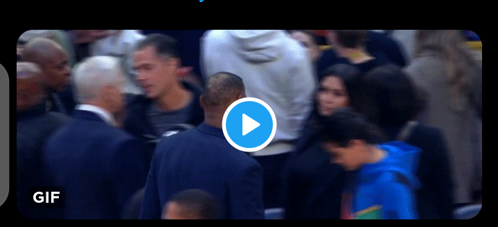 Inspiredlovers Screenshot_20220504-034910 LeBron James Kisses Kobe Bryant’s Wife Vanessa in Heartwarming Moment of.... NBA Sports  NBA-ALL-STAR NBA Lebron James Lakers Kobe Bryant's wife Vanessa 