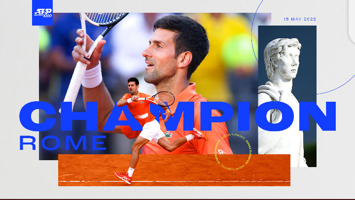 Inspiredlovers Screenshot_20220515-165202 "Djokovic Son Also won little Tournament" Novak Djokovic Receives an Unexpected Present From Son Stefan After Winning Italian Open Title Sports Tennis  World Tennis Tennis World Tennis News Novak Djokovic Son Stefan Novak Djokovic ATP 