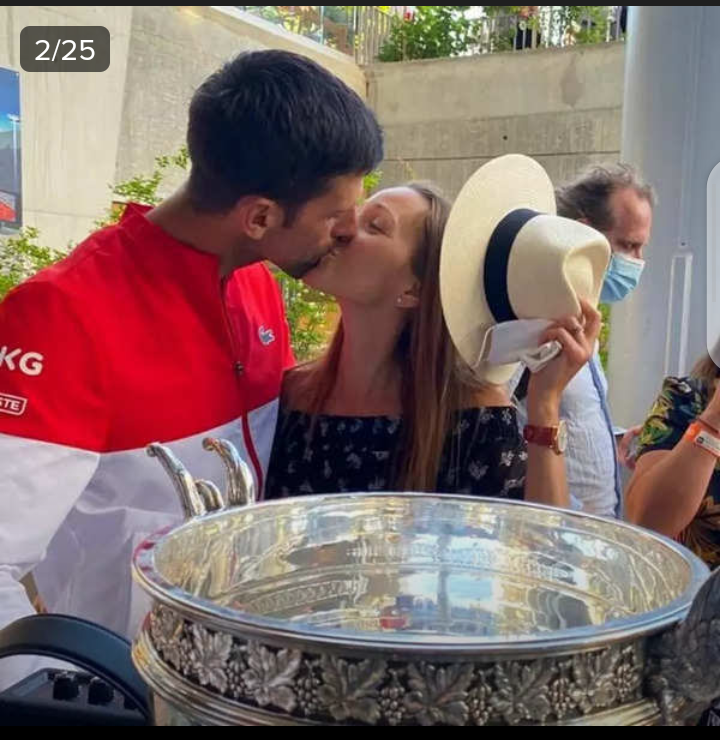 Inspiredlovers Screenshot_20220518-140549 "What every marriage should be like" Novak Djokovic and his wife Jelena are the epitome of.... Sports Tennis  World Tennis Tennis ATP Novak Djokovic Djokovic's wife Jelena ATP 