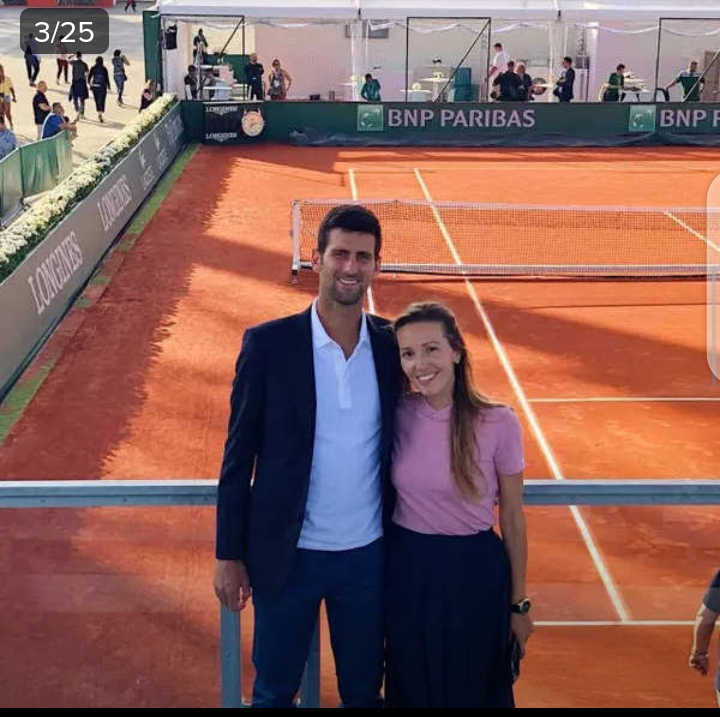 Inspiredlovers Screenshot_20220518-140559 "What every marriage should be like" Novak Djokovic and his wife Jelena are the epitome of.... Sports Tennis  World Tennis Tennis ATP Novak Djokovic Djokovic's wife Jelena ATP 