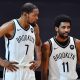 Inspiredlovers KYRIE-IRVING-AND-DURANT-80x80 Kevin Durant frustrated Nets front office didn’t get to know the.... NBA Sports  NBA News Kyrie Irving Kevin Durant Brooklyn Nets 