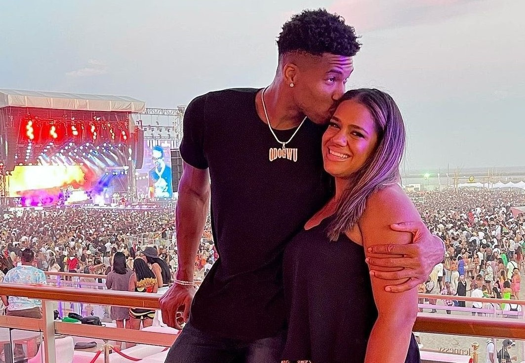 Giannis Antetokounmpo once again proves why he's the 'Greek Freak' with wife