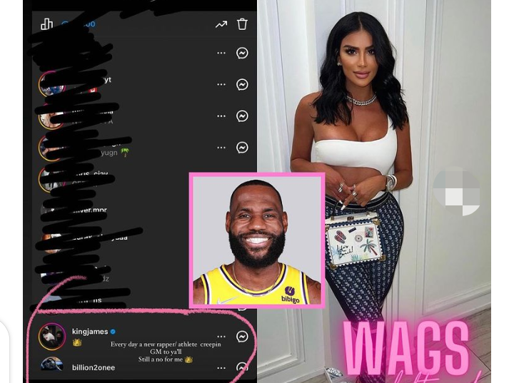 Inspiredlovers Screenshot_20220725-161744 Instagram model tries to "burn" LeBron James and it backfires NBA Sports  NBA World NBA News Lebron James Lakers 
