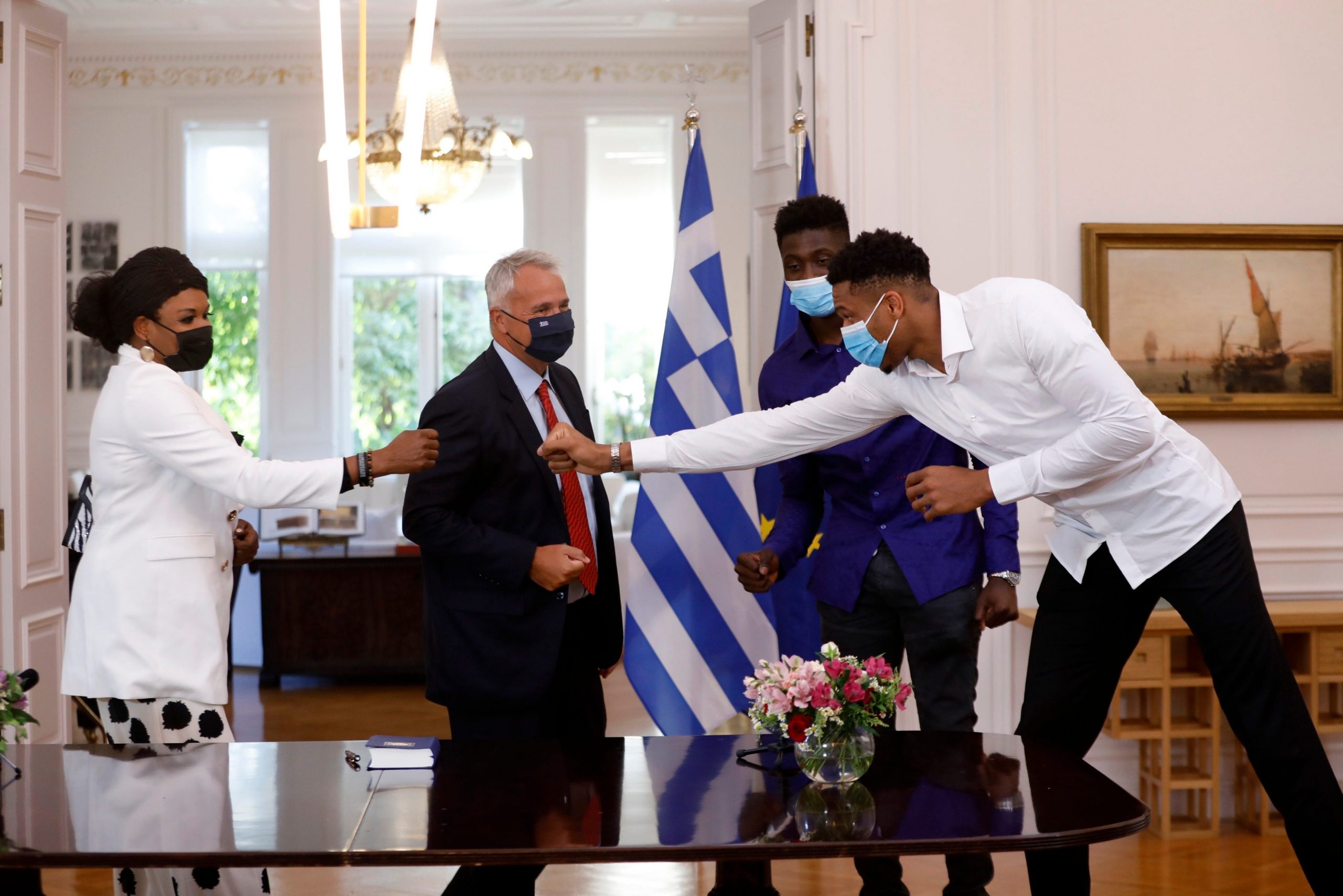 Inspiredlovers 6d1fb5b9-5f75-4982-9bd8-4eb1652ce4c2-AP_Greece_NBA_Antetokounmpo_Family-scaled In front of a sold-out crowd in the Athens Olympic Complex Indoor Arena Giannis and Greece got a... NBA Sports  NBA News Milwaukee Bucks Greece Basketball Team Giannis Antetokounmpo EuroBasket 2022 