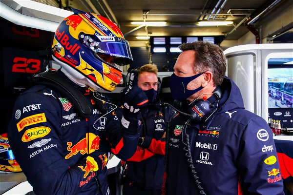Inspiredlovers GettyImages-1279504107 Christian Horner Revealed why he is expecting a tough battle at Zandvoort Boxing Sports  Red Bull team Principal Christian Horner Red Bull F1 Max Verstappen Formula 1 F1 News 
