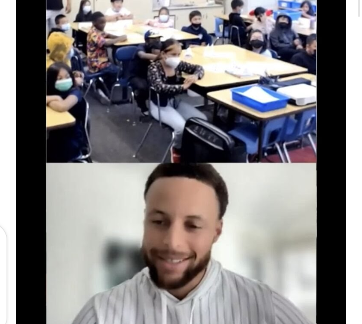 Inspiredlovers Screenshot_20220823-103146 Stephen Curry Surprises East Bay Students With... NBA Sports  Warriors Stephen Curry NBA News 