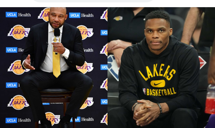 Inspiredlovers Screenshot_20220829-060159 Lakers Coach Darvin Ham determined to carve out ‘real role’ for Russell Westbrook if no trade materializes NBA Sports  Russell Westbrook NBA News Lebron James Lakers Darvin Ham 