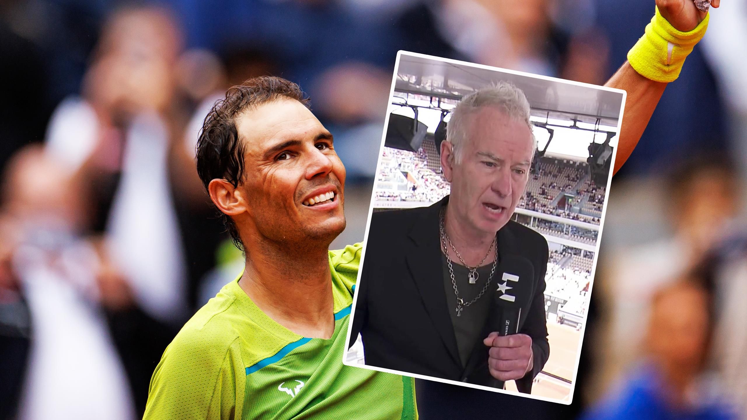 Inspiredlovers 3379786-69075988-2560-1440 John McEnroe issues fiery response to Rafael Nadal's demand for... Sports Tennis  Tennis World Tennis News Rafael Nadal John McEnroe 
