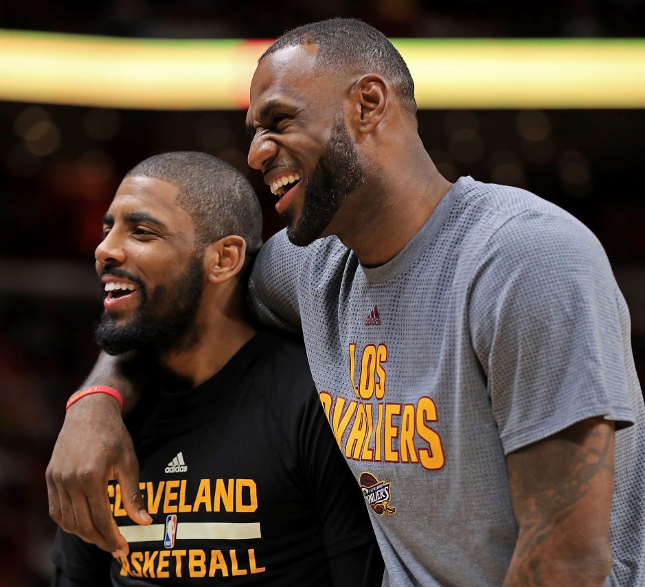 Inspiredlovers GettyImages-648067620-e1662300183963 NBA Twitter Has Faith in ‘Karma’ as ‘Blind Side Sucker Punch’ Video of Lakers Legend Resurfaces Amid Kyrie Irving Controversy NBA Sports  NBA News Lebron James Lakers Kyrie Irving 