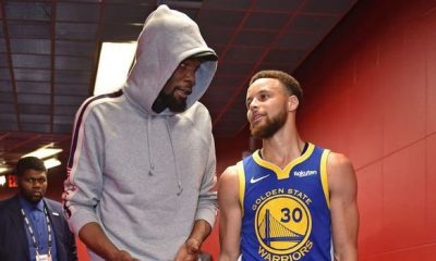 Inspiredlovers Steph-Curry-was-devastated-for-Kevin-Durant-injuring-his-right-leg-again-1138889-400x240 Bayless Calls Out Stephen Curry For Admitting He Pushed For Kevin Durant's Return To The Warriors NBA Sports  Warriors Stephen Curry Skip Bayless NBA News Kevin Durant Brooklyn Nets 