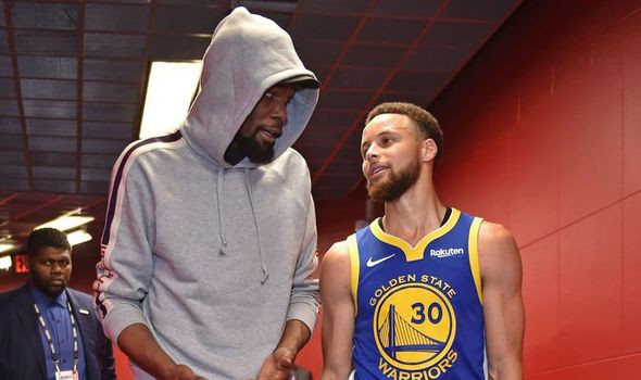 Inspiredlovers Steph-Curry-was-devastated-for-Kevin-Durant-injuring-his-right-leg-again-1138889 Bayless Calls Out Stephen Curry For Admitting He Pushed For Kevin Durant's Return To The Warriors NBA Sports  Warriors Stephen Curry Skip Bayless NBA News Kevin Durant Brooklyn Nets 