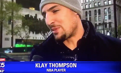 Inspiredlovers klay-thompson-scaffolding-local-news-new-york-videopng-400x240 4x NBA Champion Klay Thompson Bidding a Luxurious Farewell to Teammate From Stephen Curry’s Warriors Leaves NBA Twitter Baffled NBA Sports  Warriors Stephen Curry Nemanja Bjelica NBA News Leandro Barbos 