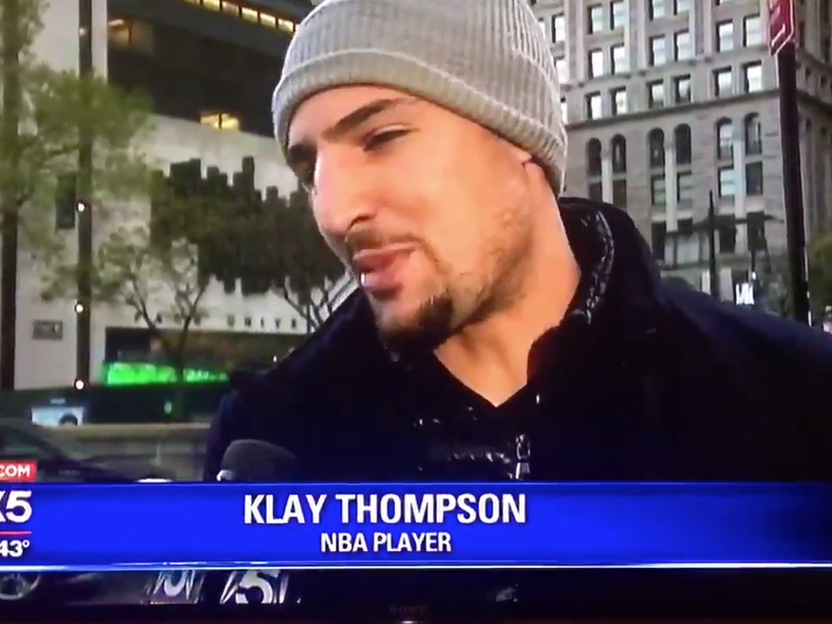 Inspiredlovers klay-thompson-scaffolding-local-news-new-york-videopng 4x NBA Champion Klay Thompson Bidding a Luxurious Farewell to Teammate From Stephen Curry’s Warriors Leaves NBA Twitter Baffled NBA Sports  Warriors Stephen Curry Nemanja Bjelica NBA News Leandro Barbos 