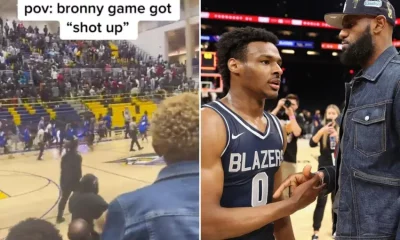 Inspiredlovers Bronny-James-rushed-off-court-after-gun-scare-at-high-400x240 LeBron James' son Bronny rushed off court as gun caused the... NBA Sports  NBA News Lebron James Lakers Bronny James 