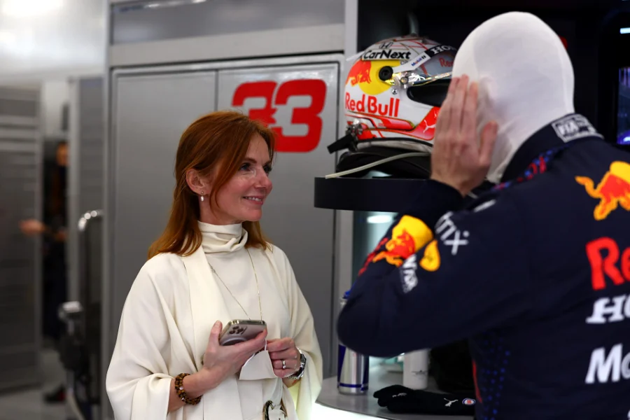Inspiredlovers GettyImages-1357349180 Fans Troll Noob Max Verstappen as He Takes on Spice Girl Geri Horner In a Fun Challenge Boxing Sports  Red Bull F1 Max Verstappen Formula 1 F1 News 