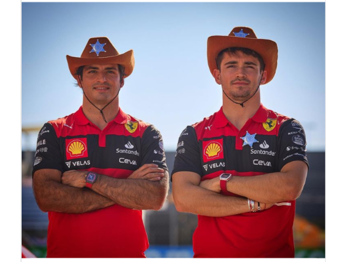 Inspiredlovers Screenshot_20221021-203525 Charles Leclerc post pictures of himself and Carlos Sainz as he joined George Russell in teasing the... Boxing Sports  Red Bull F1 McLaren F1 George Russell Formula 1 Ferrari F1 F1 News Daniel Ricciardo Charles Leclerc Carlos Sainz 