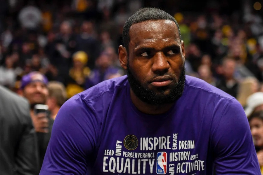 Inspiredlovers GettyImages-1205880126 LeBron James’ altercation with Shaquille O’Neal’s video gains traction online NBA Sports  NBA World NBA News Lebron James Lakers 