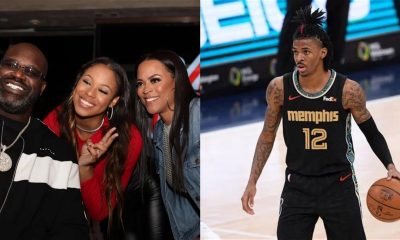 Inspiredlovers Ja-Morant-Shaq-400x240 6’3 Tall at Age 16, Shaquille O’Neal’s Daughter Can’t Control Her Feelings Due to Ja Morant NBA Sports  NBA World NBA News Me’arah O’Neal Ja Morant 