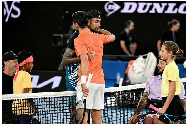 Inspiredlovers Untitledmkj Novak Djokovic 'sacks coach during Nick Kyrgios charity clash because of... Sports Tennis  World Tennis Tennis News Novak Djokovic Nick Kyrgios ATP 