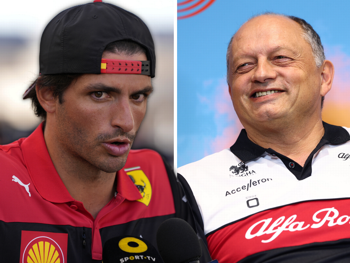 Inspiredlovers 0_Carlos-Sainz-Frederic-Vasseur-main-GETTY-AP “It Would Be a Mistake…” Frederic Vasseur Lays Down Fair Rules for Charles Leclerc and Carlos Sainz Boxing Sports  Formula 1 Ferrari F1 Ferrari Boss Frederic Vasseur F1 News Charles Leclerc Carlos Sainz 