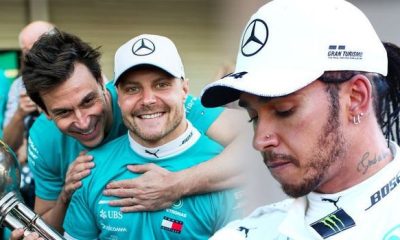 Inspiredlovers Lewis-Hamilton-Japanese-Grand-Prix-Valtteri-Bottas-Toto-Wolff-Mercedes-1190370-400x240 Unprepared Mercedes Force Toto Wolff to Steal Valuable Item From Lewis Hamilton’s Wardrobe Boxing Sports  Mercedes F1 Boss Toto Wolff Lewis Hamilton Formua 1 F1 News 