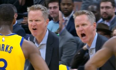 Inspiredlovers maxresdefault-22-400x240 Warriors Coach Steve Kerr slaps Stephen Curry after loss to Nuggets with... NBA Sports  Stephen Curry NBA World NBA News Golden State Warriors Coach Steve Kerr Golden State Warriors Denver Nuggets 