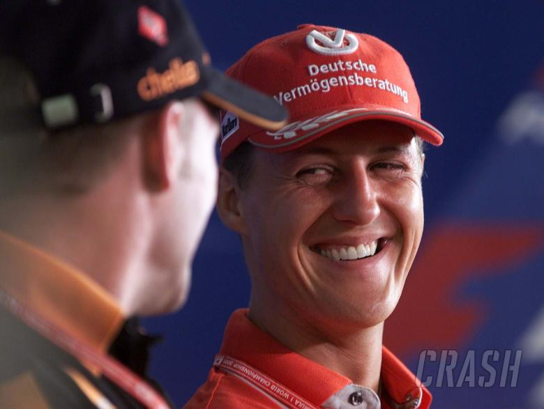 Inspiredlovers 54770 Forgotten Michael Schumacher and Jos Verstappen chat, discussing sons Max and Mick, emerges Boxing Sports  Sebastian Vettel Mick Schumacher Michael Schumcher Max Verstappen Joe Verstappen Formula 1 F1 News 