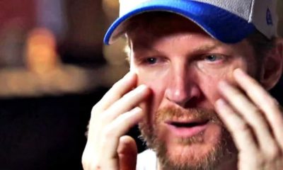 Inspiredlovers DaleJrCrying-853x640-1-400x240 Dale Earnhardt Jr. Heartbreakingly Shares That Sterling Marlin Still Tormented by... Boxing Sports  NASCAR News Dale Earnhardt Sr. Dale Earnhardt Jr. 