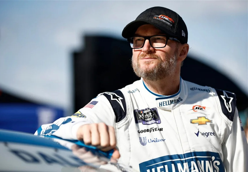 Inspiredlovers GettyImages-1390165359 Dale Earnhardt Jr Warns NASCAR of the ”Potential for a Big Crash” as Drivers are... Boxing Sports  NASCAR News Dale Earnhardt Jr. 