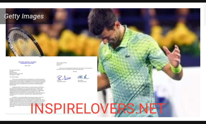Inspiredlovers Screenshot_20230305-044508 News For Novak Djokovic as US Replied His Letter Of Participation in Indian Wells Sports Tennis  Tennis News Novak Djokovic Indian Wells ATP 