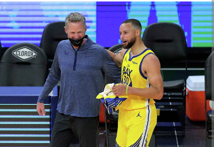 Inspiredlovers Screenshot_20230313-224017 "No He Ain't Going Nowhere" Steph Curry fight and  expresses support for his teammates as contract set to expire NBA Sports  Warriors Coach Steve Kerr Stephen Curry NBA World NBA News Golden State Warriors 