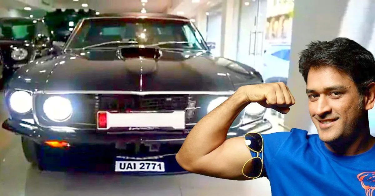 Inspiredlovers ms-dhoni-ford-mustang-featured Rare video of MS Dhoni’s retro classic cars: Rolls Royce, Mustang and... Golf Sports  Ms Dhoni Crickets 