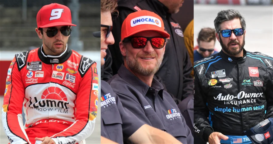 Inspiredlovers Dale-Earnhardt-Jr-Divulges-How-Chase-Elliott-and-Martin-Truex-Jr-Savagely-Roasted-at-‘NASCAR-75-Greatest-Celebrations-by... Dale Earnhardt Jr Divulges How Chase Elliott and Martin Truex Jr Savagely Roasted Boxing Sports  NASCAR News Martin Truex Jr. Dale Earnhardt Jr. Chase Elliott 