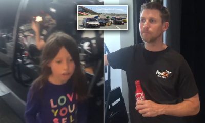 Inspiredlovers Denny-Hamlin-Left-Puzzled-by-His-Daughter-and-Stirred-Up-Reaction-400x240 Denny Hamlin Left Puzzled by His Daughter and Stirred Up Reaction Boxing Sports  NASCAR News Denny Hamlin 